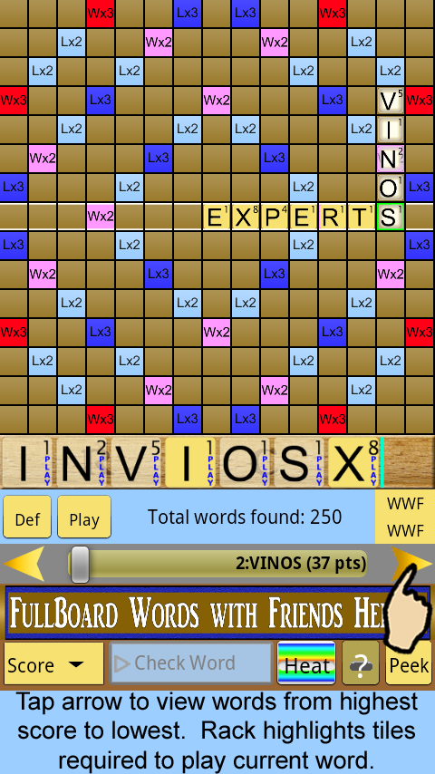 Words Solver 4 Friends Helper Screen 2