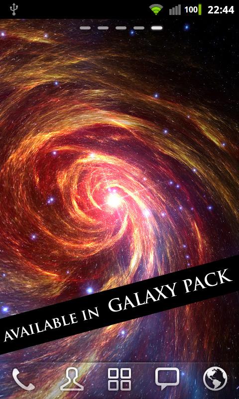 Vortex Galaxy Live Wallpaper