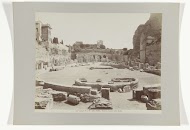 Ruïne van het colosseum op de Monte Palatino