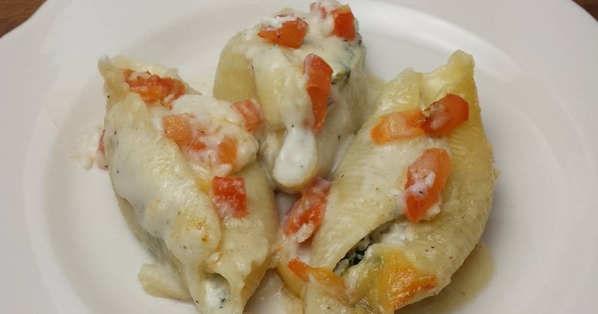 10 Best Stuffed Shells Cream Cheese Recipes Yummly