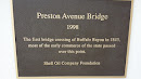 Preston Ave Plaque 1843-1998