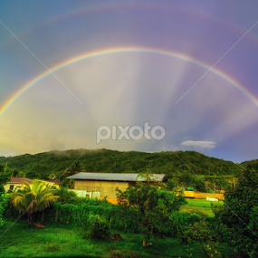 Double Rainbow by Waily Harem - Landscapes Cloud Formations