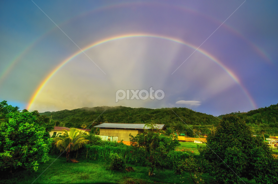 Double Rainbow by Waily Harem - Landscapes Cloud Formations
