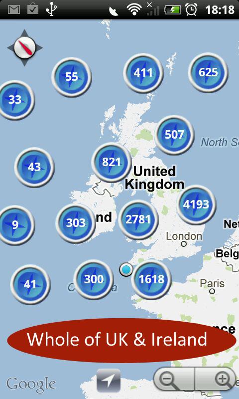 Android application Wreckfinder - UK Shipwrecks screenshort