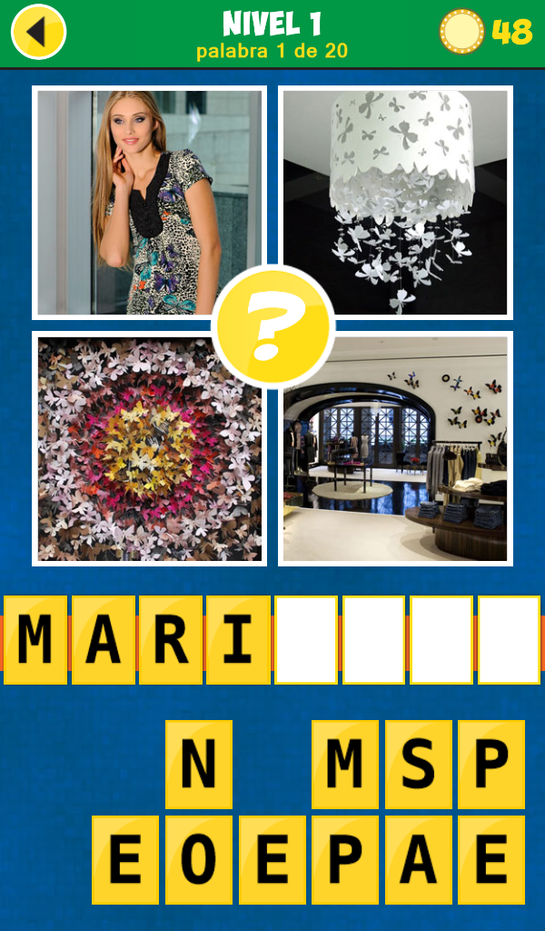 Android application 4 Pics 1 Word: Allegory screenshort
