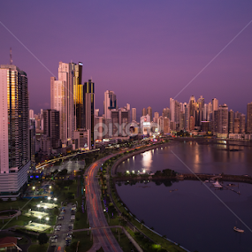 Panama the Beautiful by Alejo Cedeno - City,  Street & Park Skylines