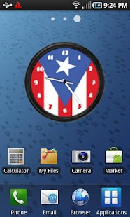 How to install Puerto Rico Flag Clock2 Widget lastet apk for pc