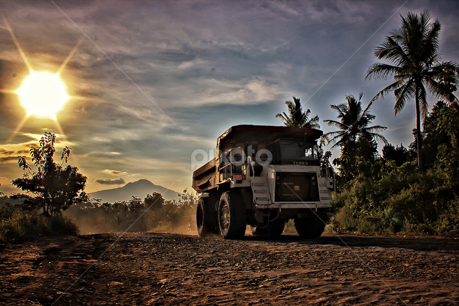 Monster Truck by Hindra Komara - City,  Street & Park Street Scenes