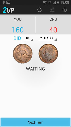 【免費街機App】Two Up Coin Toss-APP點子