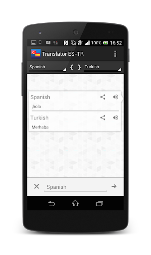 Spanish-Turkish translator