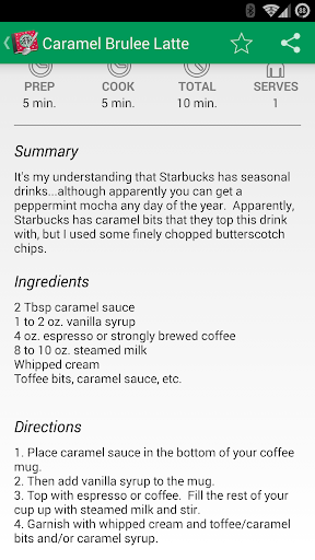 免費下載生活APP|Recipe Guide for Starbucks app開箱文|APP開箱王