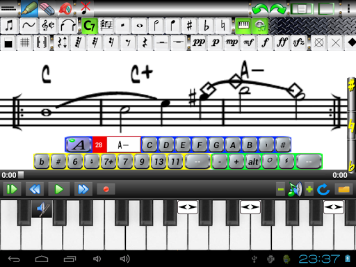 Music Score Pad -Plus Notation