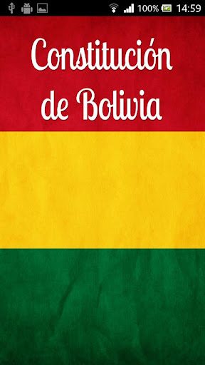 Constitución de Bolivia