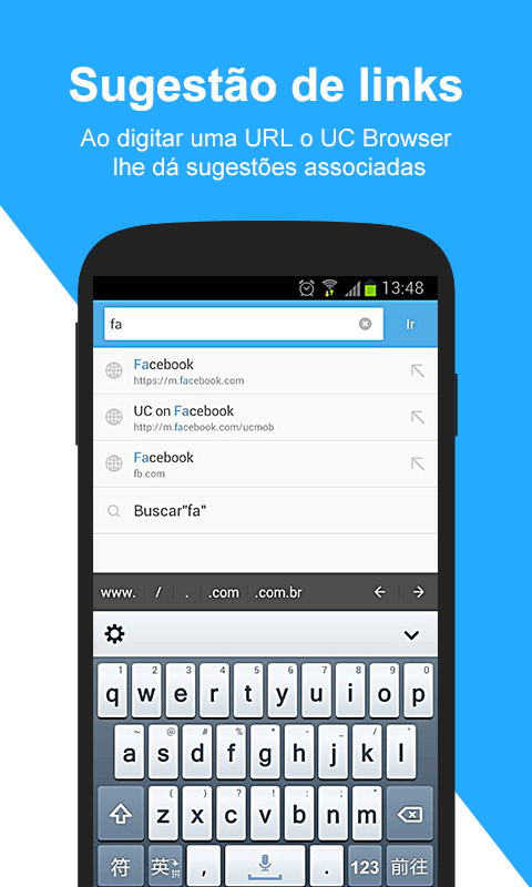 Navegador UC Browser - screenshot