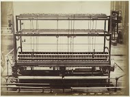 Weefgetouw van Reed and Co op de Great Exhibition of the Works of Industry of All Nations van 1851 in het Crystal Palace in Londen