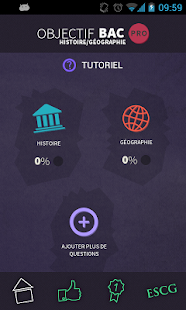 Android application OBJECTIF BAC PRO HIST/GEO 2015 screenshot