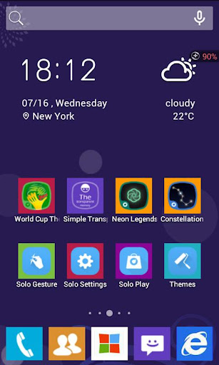 Colorful Solo Launcher Theme