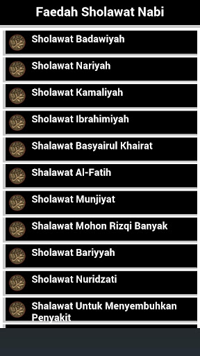 Faedah Sholawat Nabi