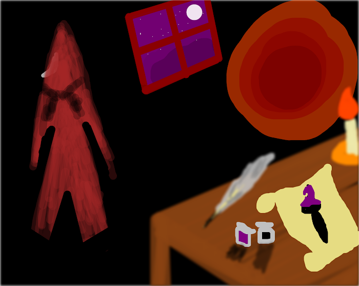 Ink makes brush