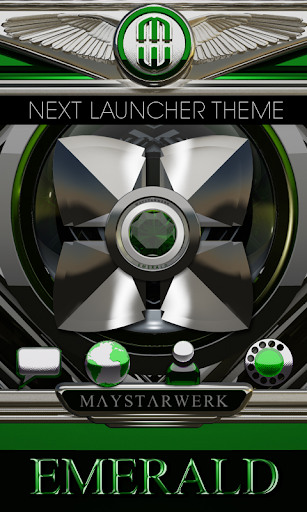 Next Launcher Theme Emerald