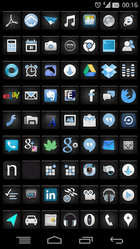 Night Icon pack Nova Apex Go