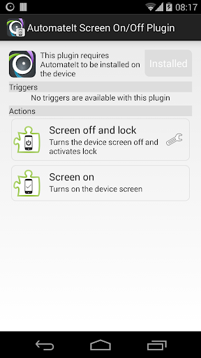 AutomateIt Screen On-Off Lock