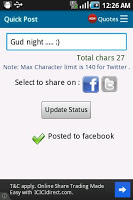 QuickPost APK ภาพหน้าจอ #2