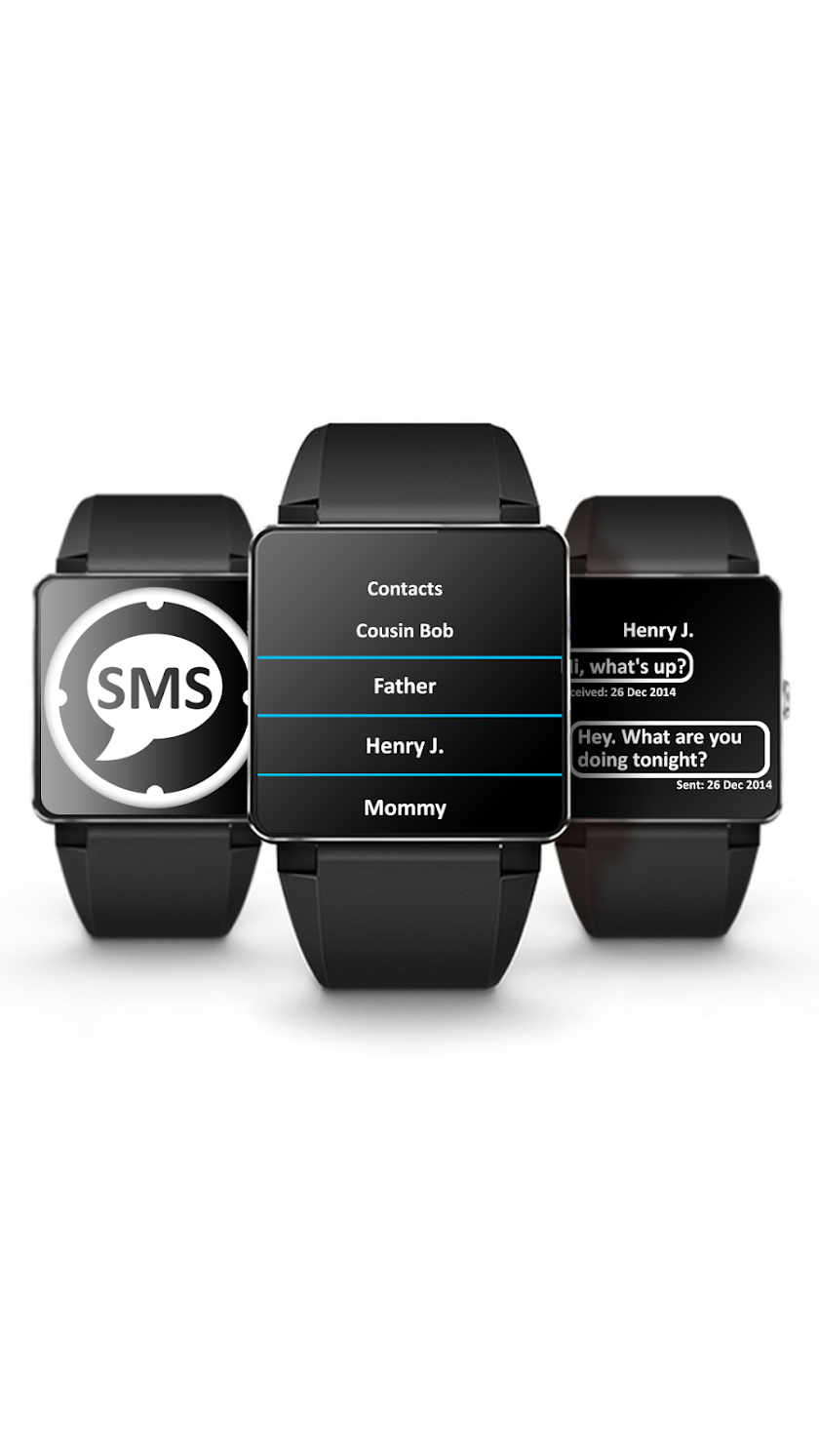 Smart Watch SMS Client Screen 2