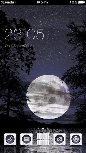 Moon C Launcher Theme