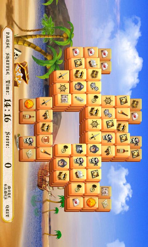 Android application Pirates Island Tower Mahjong screenshort