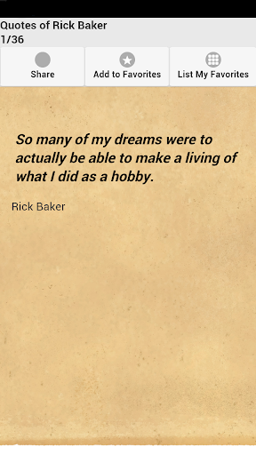 Quotes of Rick Baker