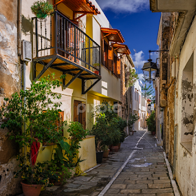 Down the streets of Rethimno by Krasimir Lazarov - City,  Street & Park Street Scenes