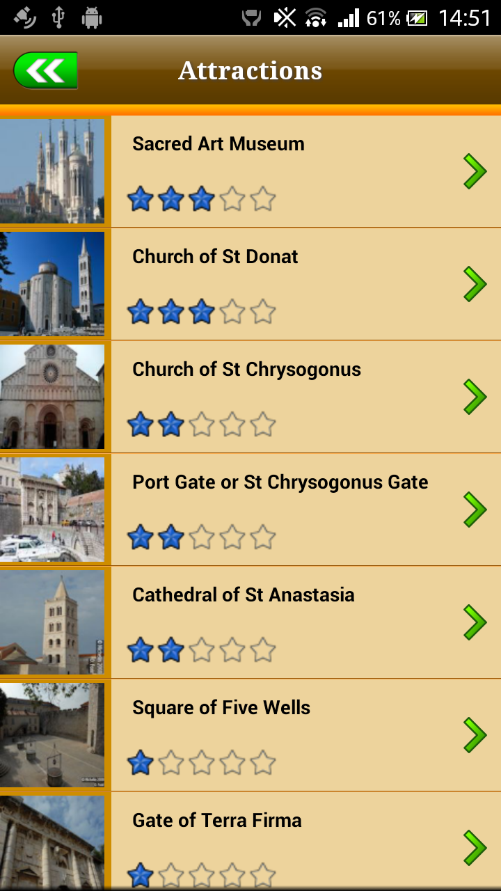 Zadar Offline Map Guide Screen 3