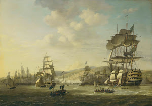RIJKS: Nicolaas Baur: De Engels-Nederlandse vloot in de Baai van Algiers ter ondersteuning van het ultimatum tot vrijlating van christenslaven, 26 augustus 1816 1818
