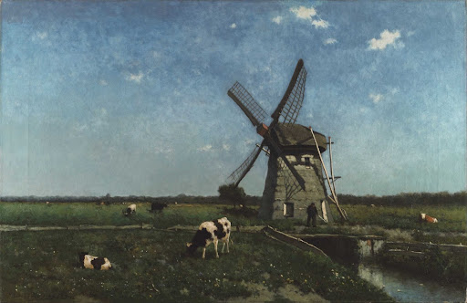 Landscape with Windmill near Schiedam