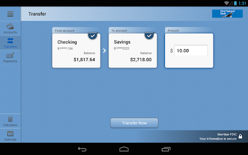 First National Bank Walker Tab Screenshots 7