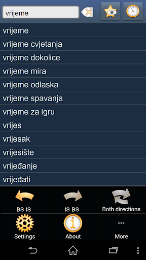 Bosnian Icelandic dictionary