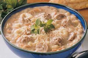 Meatball Mushroom Soup
