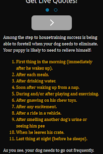 DOG POTTY TRAINING Screenshots 1