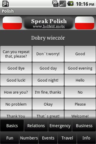 Speak Polish Screen 3