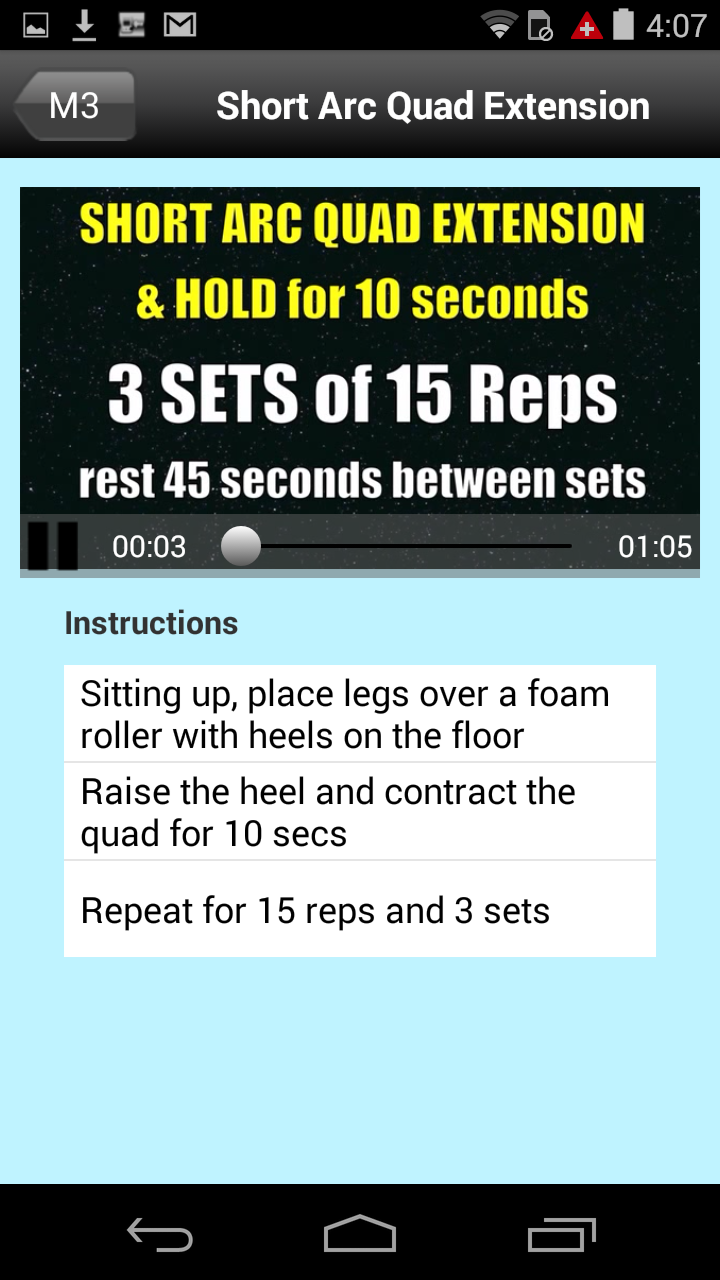 Knee Rehab Online Screen 3
