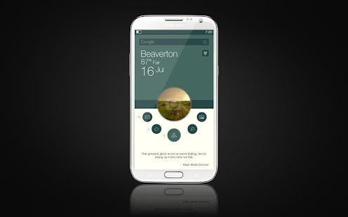 Lastest Flat Summer theme UCCW skin APK for PC
