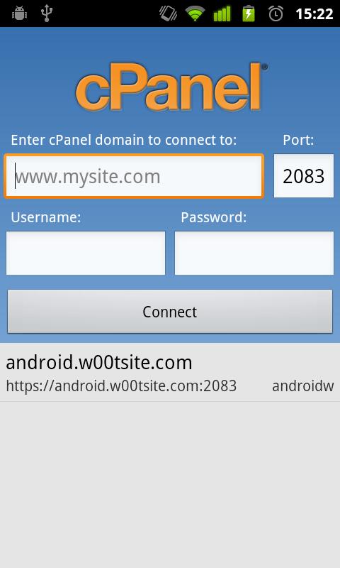 Control Panel cPanel (Donate) Screen 3