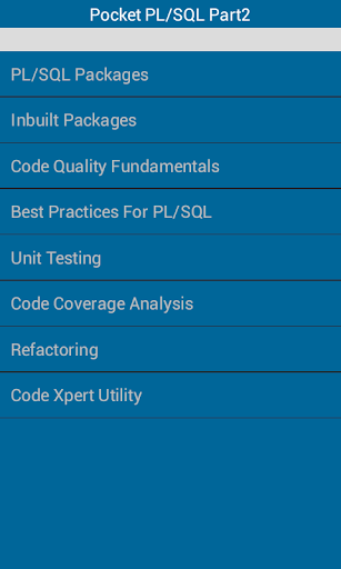 Pocket PLSQL Part 2