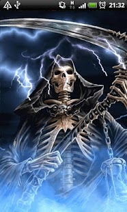 How to download Blue Fire Grim Reaper LWP 7 unlimited apk for bluestacks