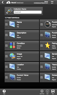 Meld Spreadsheets Database - screenshot thumbnail