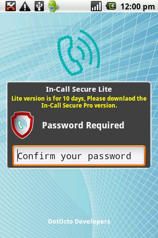 In-Call Secure Lite