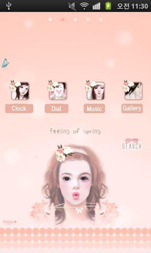 CUKI Theme Jennie Pink spring