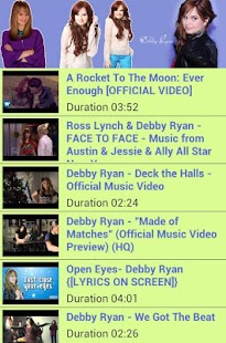 Debby Ryan Songs