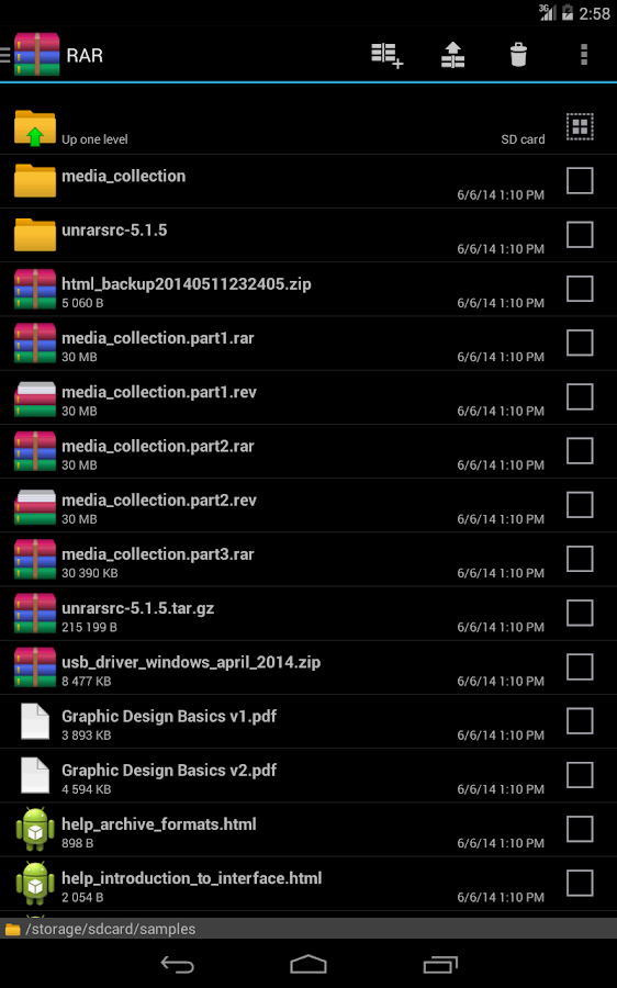 RAR for Android - screenshot